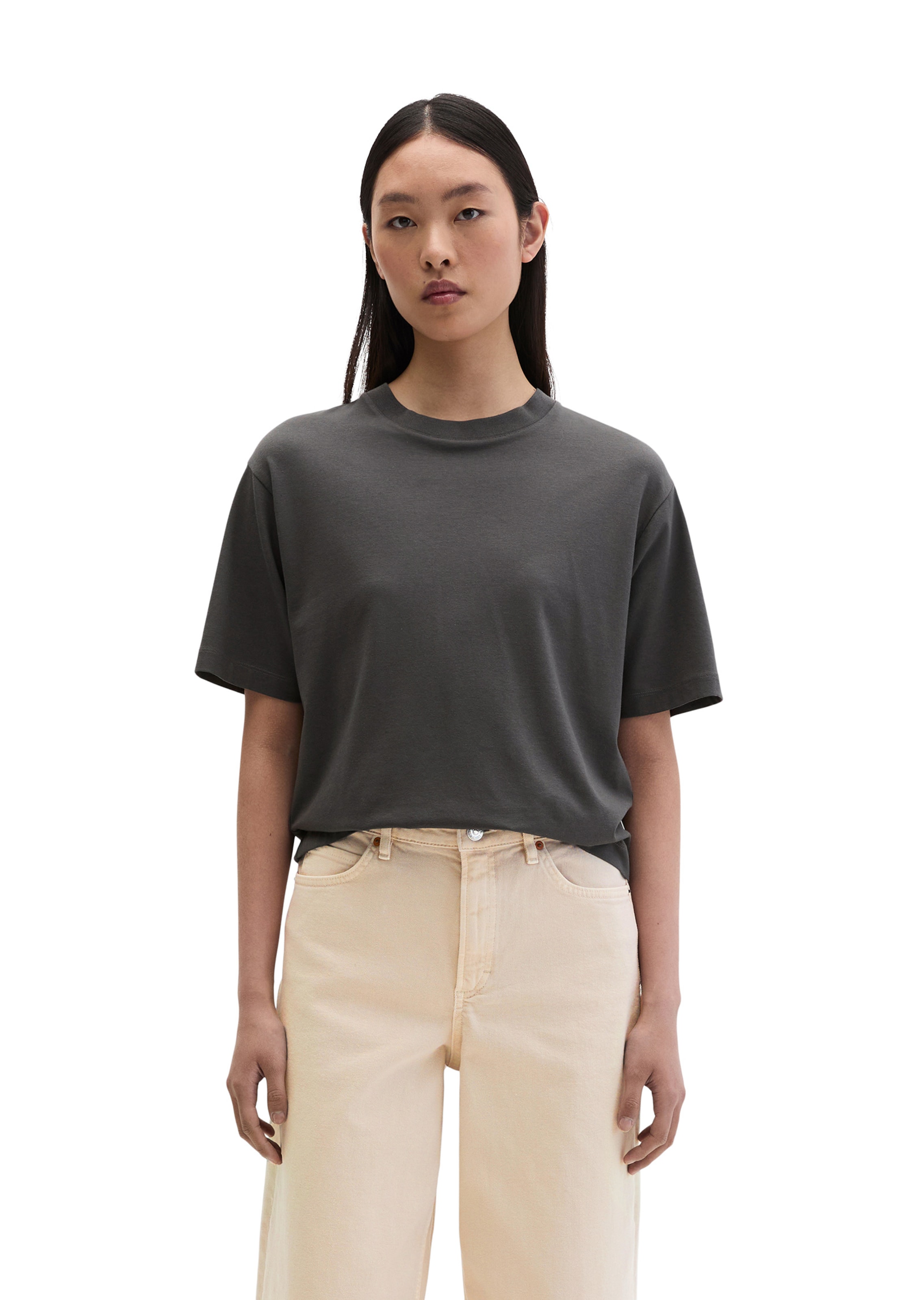 Marc O'Polo Shirt in Grey: front