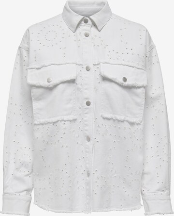 Veste mi-saison 'Elena' ONLY en blanc : devant