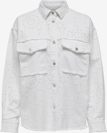 Veste mi-saison 'Elena' ONLY en blanc : devant