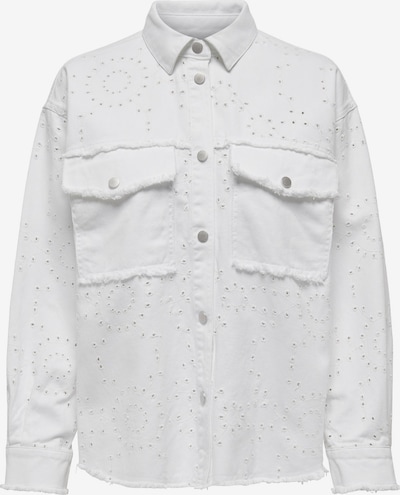 ONLY Veste mi-saison 'Elena' en blanc denim, Vue avec produit