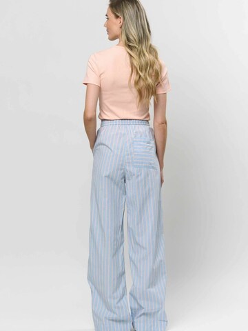 U.S. POLO ASSN. Normální Kalhoty ' Mira Striped ' – modrá