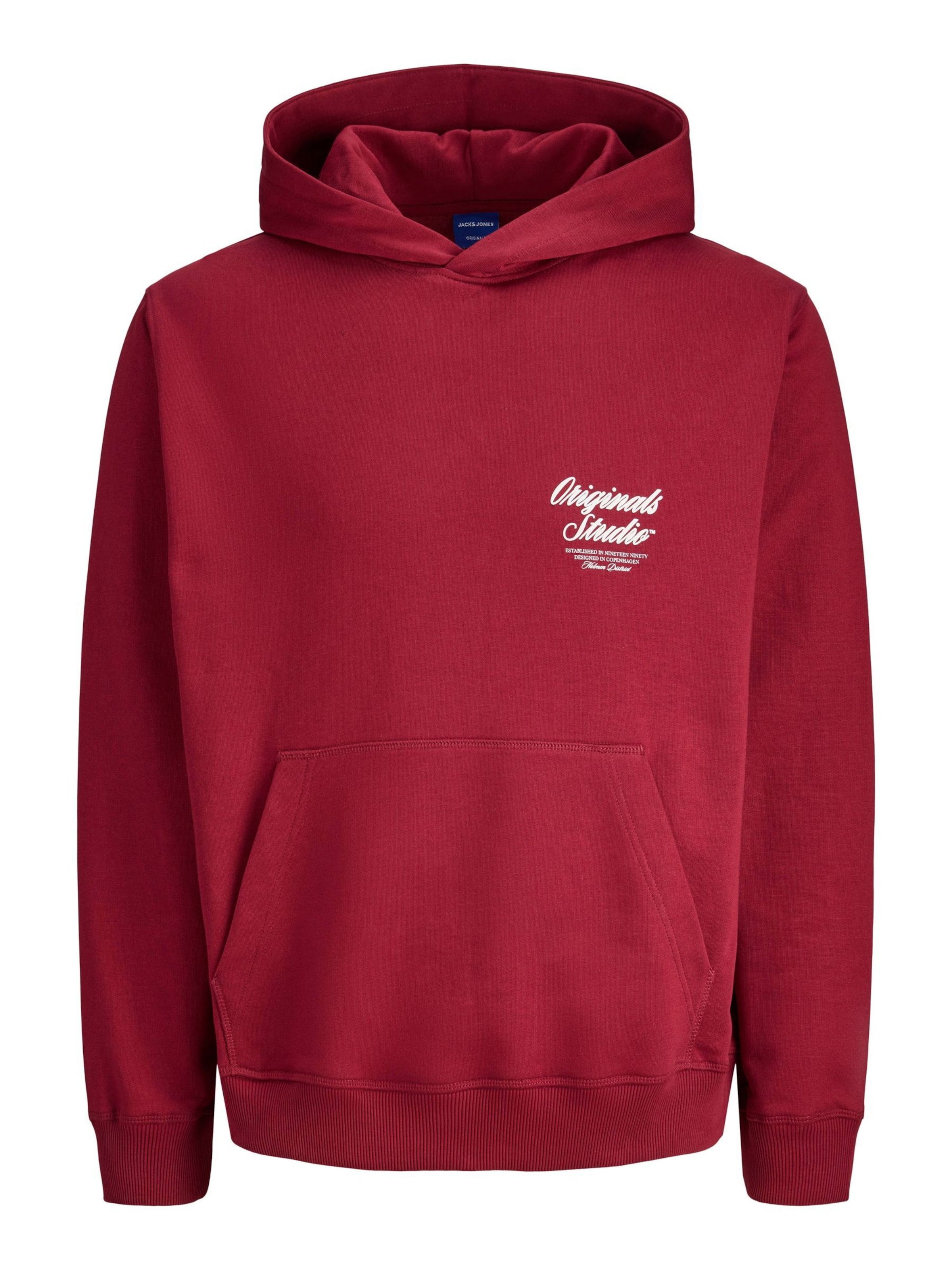 JACK & JONES - Sudadera en rojo: frente