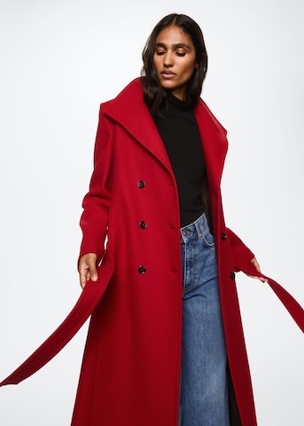 MANGO Between-Seasons Coat 'sirenita' in Red