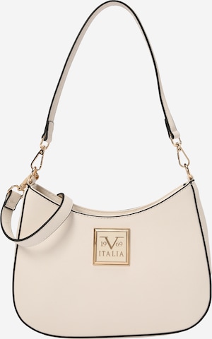 19V69 ITALIA Τσάντα ώμου 'CARALINA' σε λευκό: μπροστά