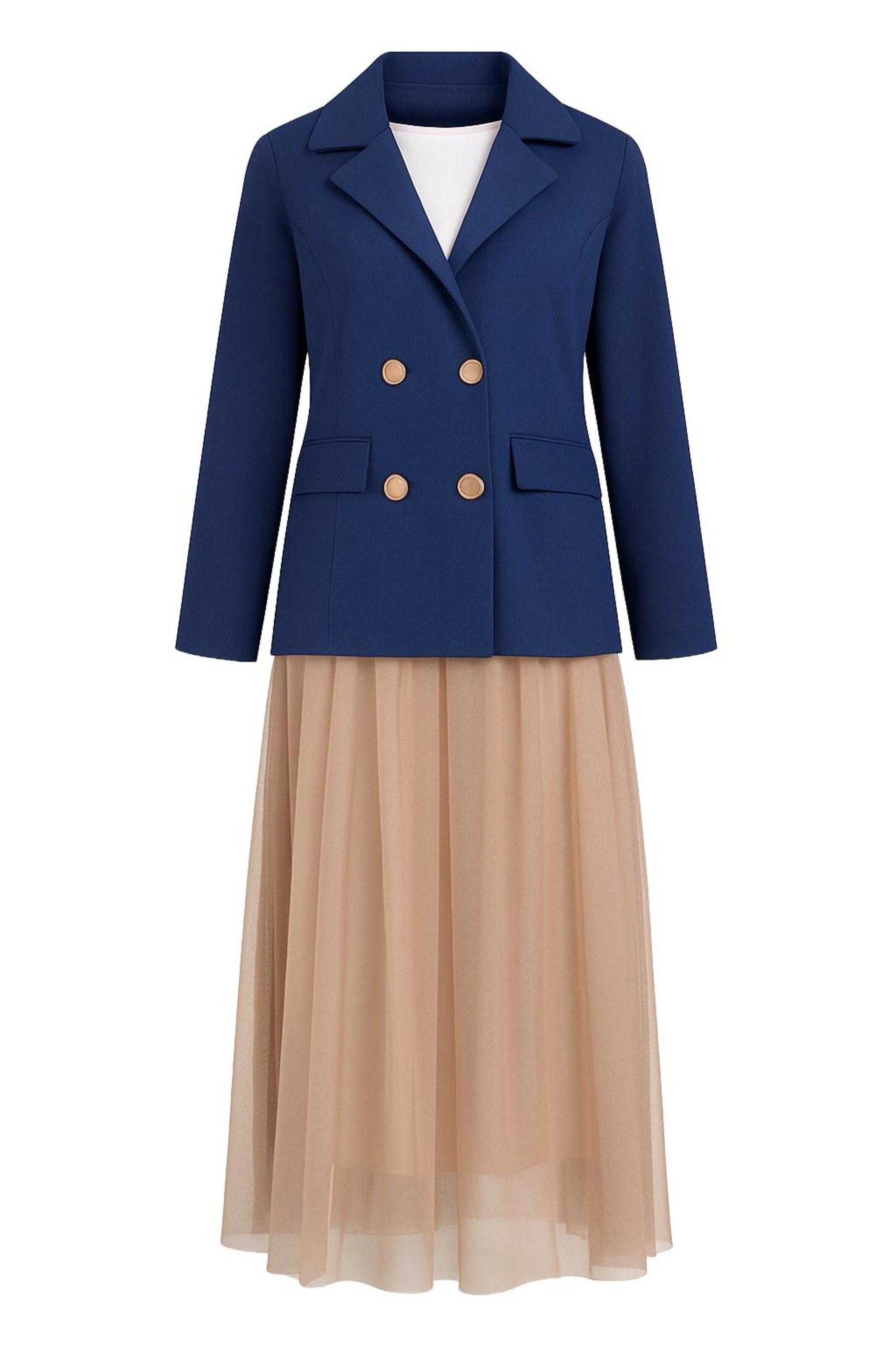 MODAMIHRAM Kostüm in Beige