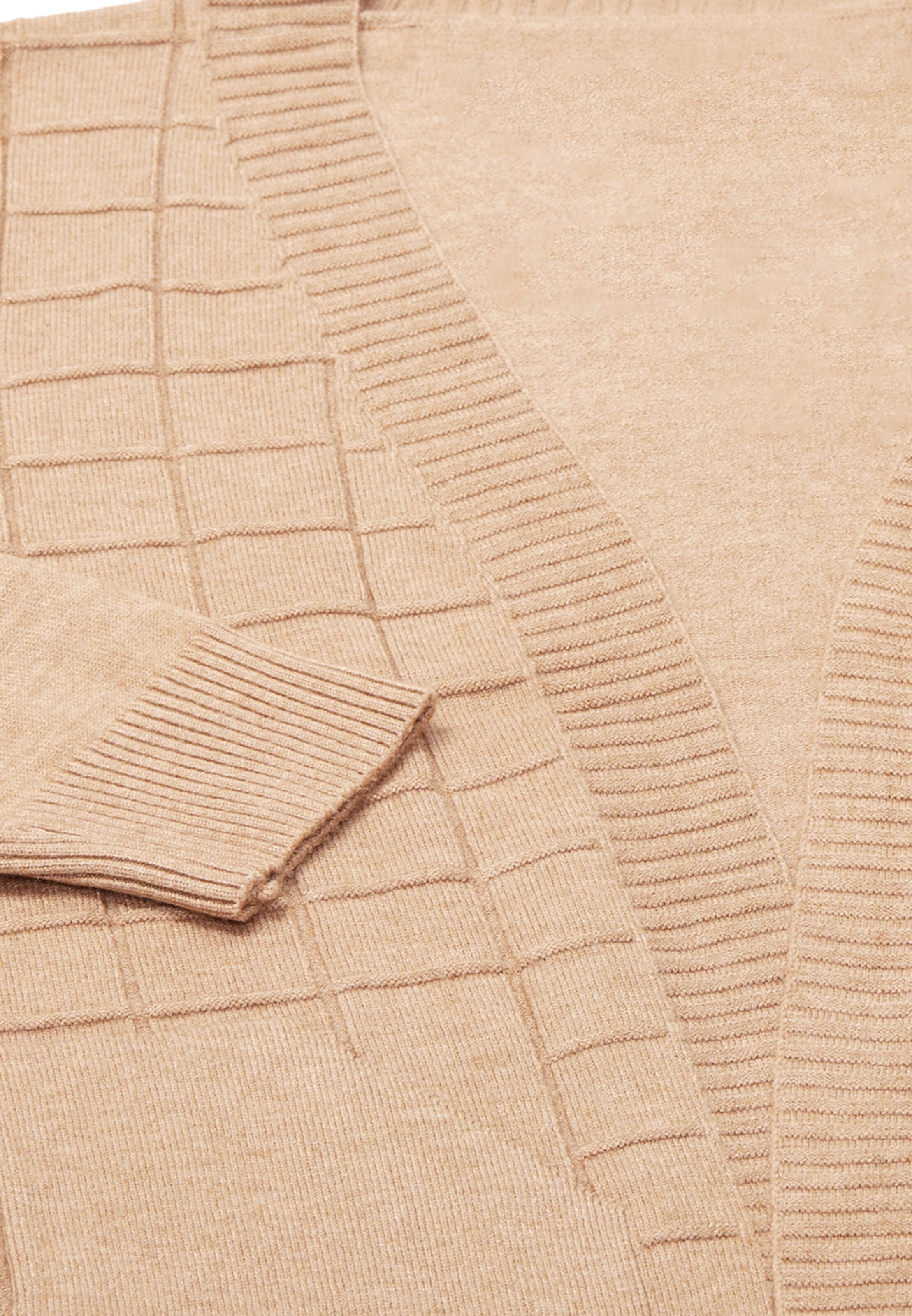 Sidona Gebreid vest in Bruin