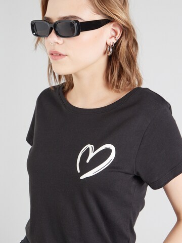 T-shirt 'PARIS' JDY en noir