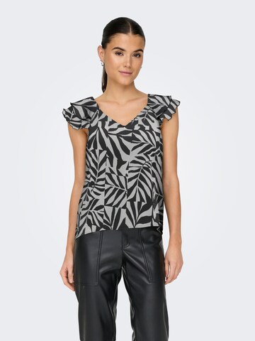 ONLY Blouse 'ONLAsta' in Grey: front