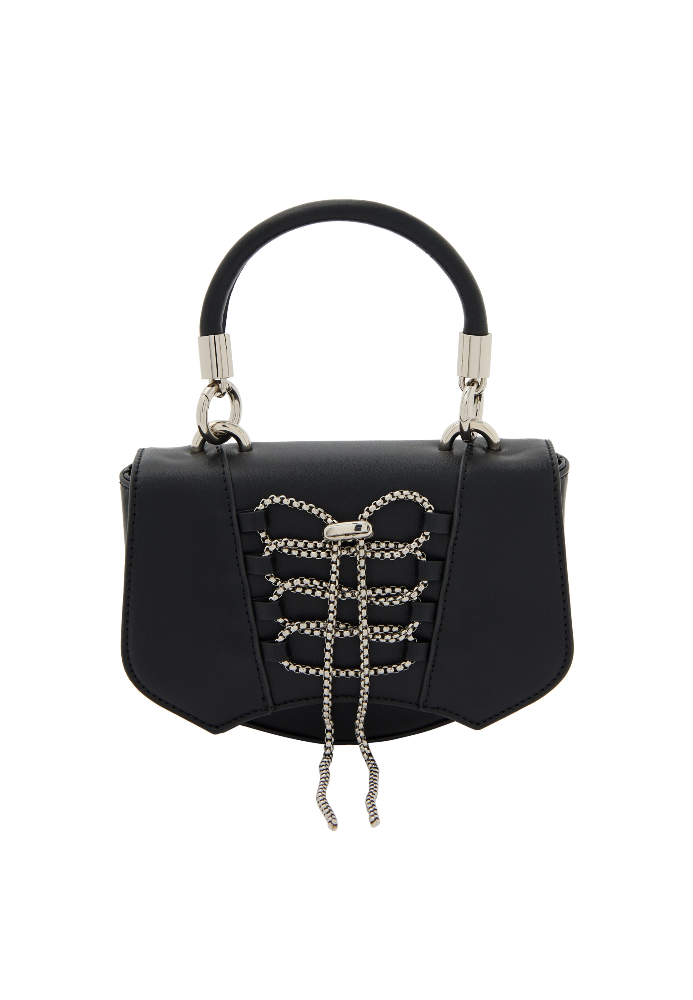faina Handbag in Black: front