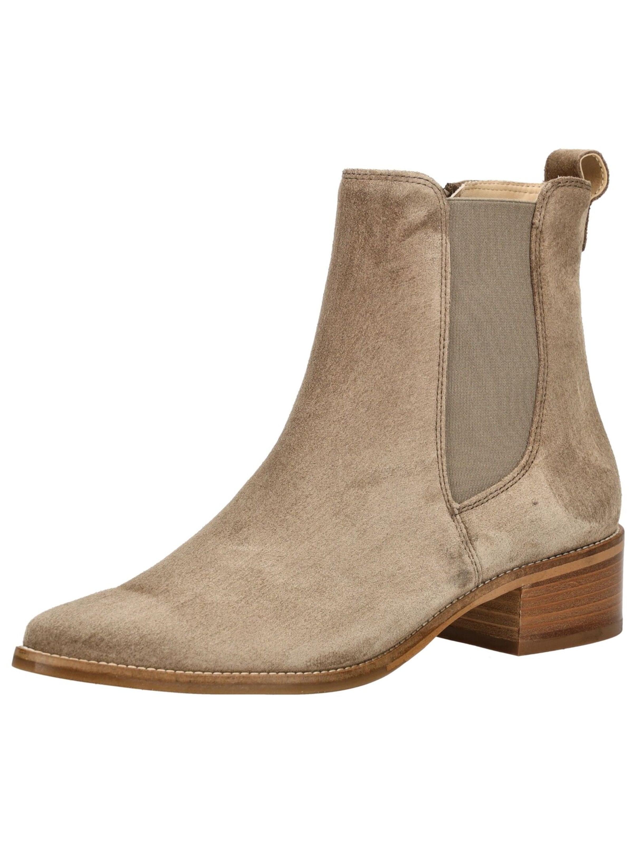 Paul Green Enkellaarsjes in Beige: voorkant