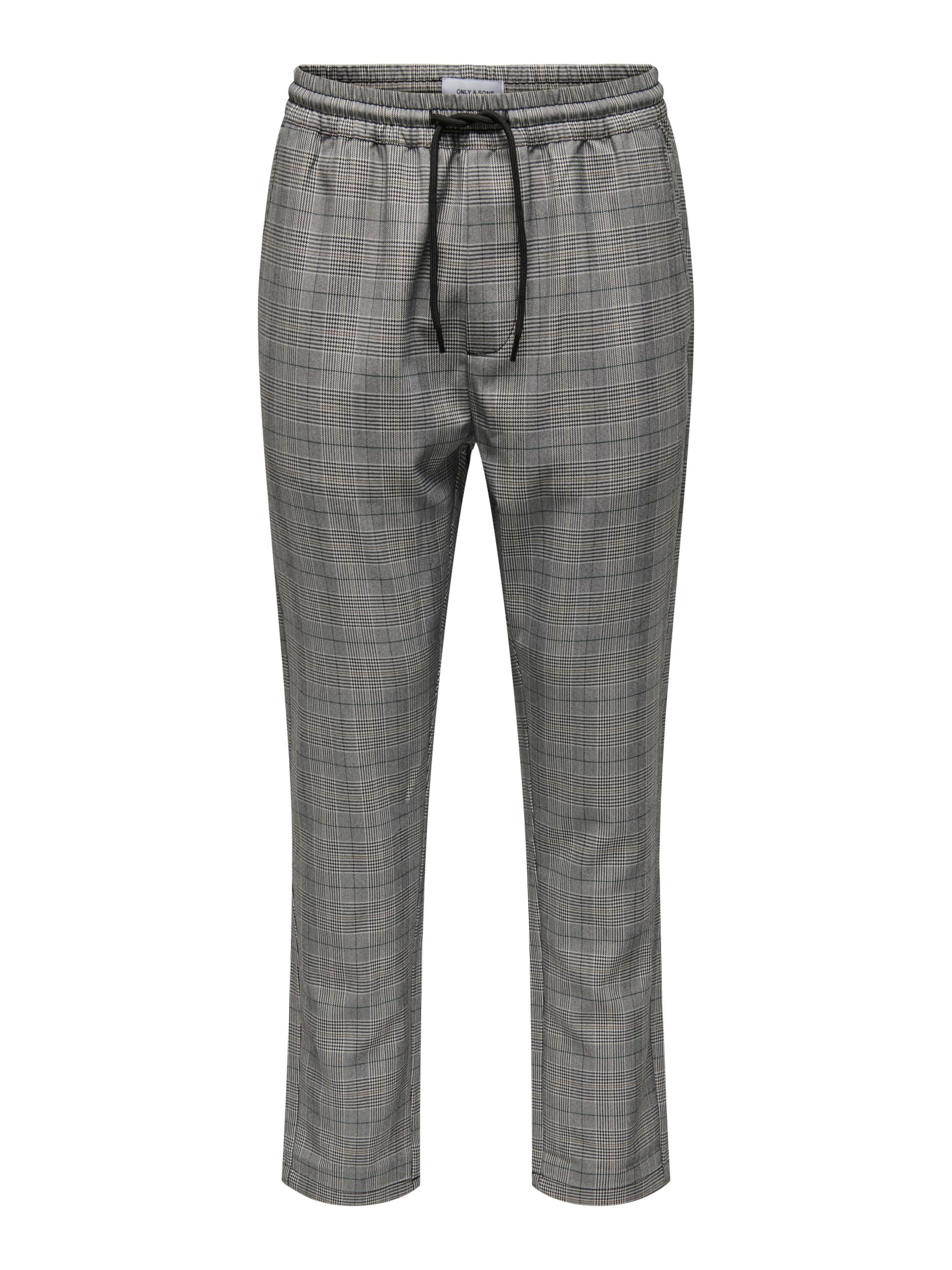 Only & Sons Regular Byxa 'LINUS' i grå: framsida