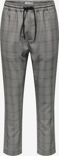 Only & Sons Pantalón 'LINUS' en gris / negro / blanco, Vista del producto