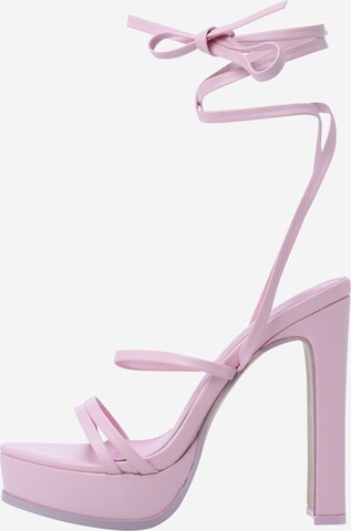 Public Desire Sandalen met riem 'GIMME GIMME' in Roze