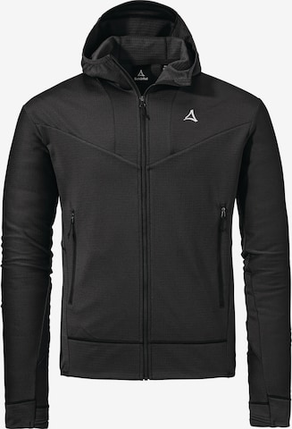 Veste en polaire fonctionnelle 'Blaueis' Schöffel en noir : devant