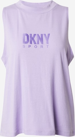 DKNY Performance Sports Top in Purple: front