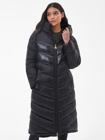 Barbour International Wintermantel 'Montreal' in Zwart: voorkant