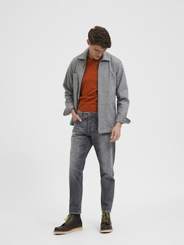 SELECTED HOMME Regular Jeans 'Toby' in Grau