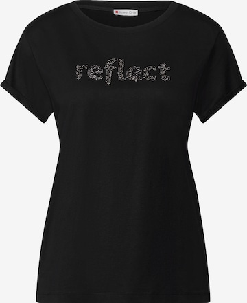 STREET ONE Shirt in Black: front