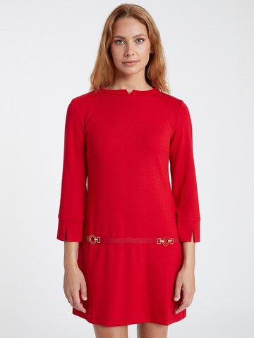 Ana Alcazar Kleid ' Sipea ' in Rot: Vorderseite