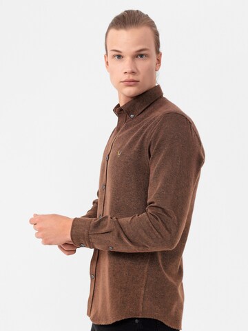 By Diess Collection Regular fit Skjorta i brun