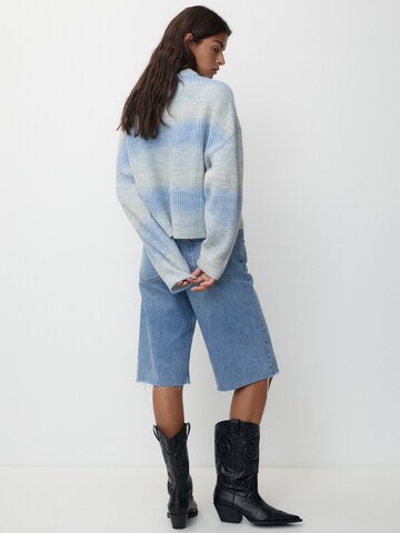 Pull&Bear Pullover in Blau