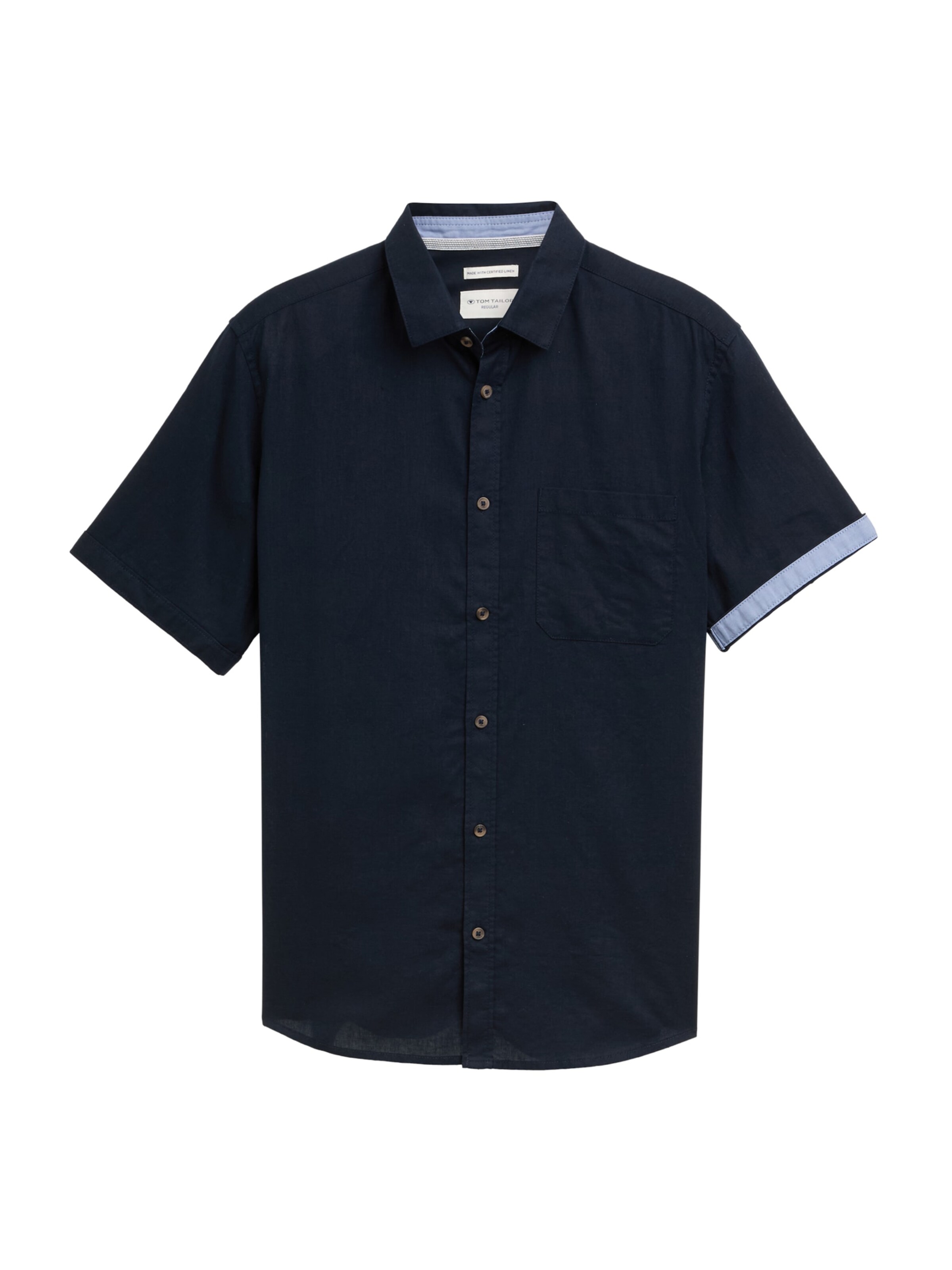 TOM TAILOR Košeľa - Modrá: predná strana