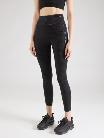 Hurley Skinny Workout Pants in Black: front