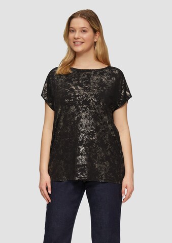 T-shirt s.Oliver en noir : devant