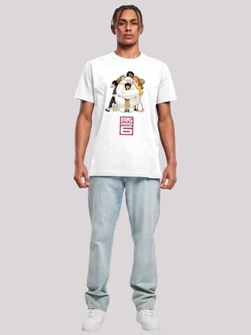 F4NT4STIC Shirt 'Disney Big Hero 6 Baymax Hug' in Wit