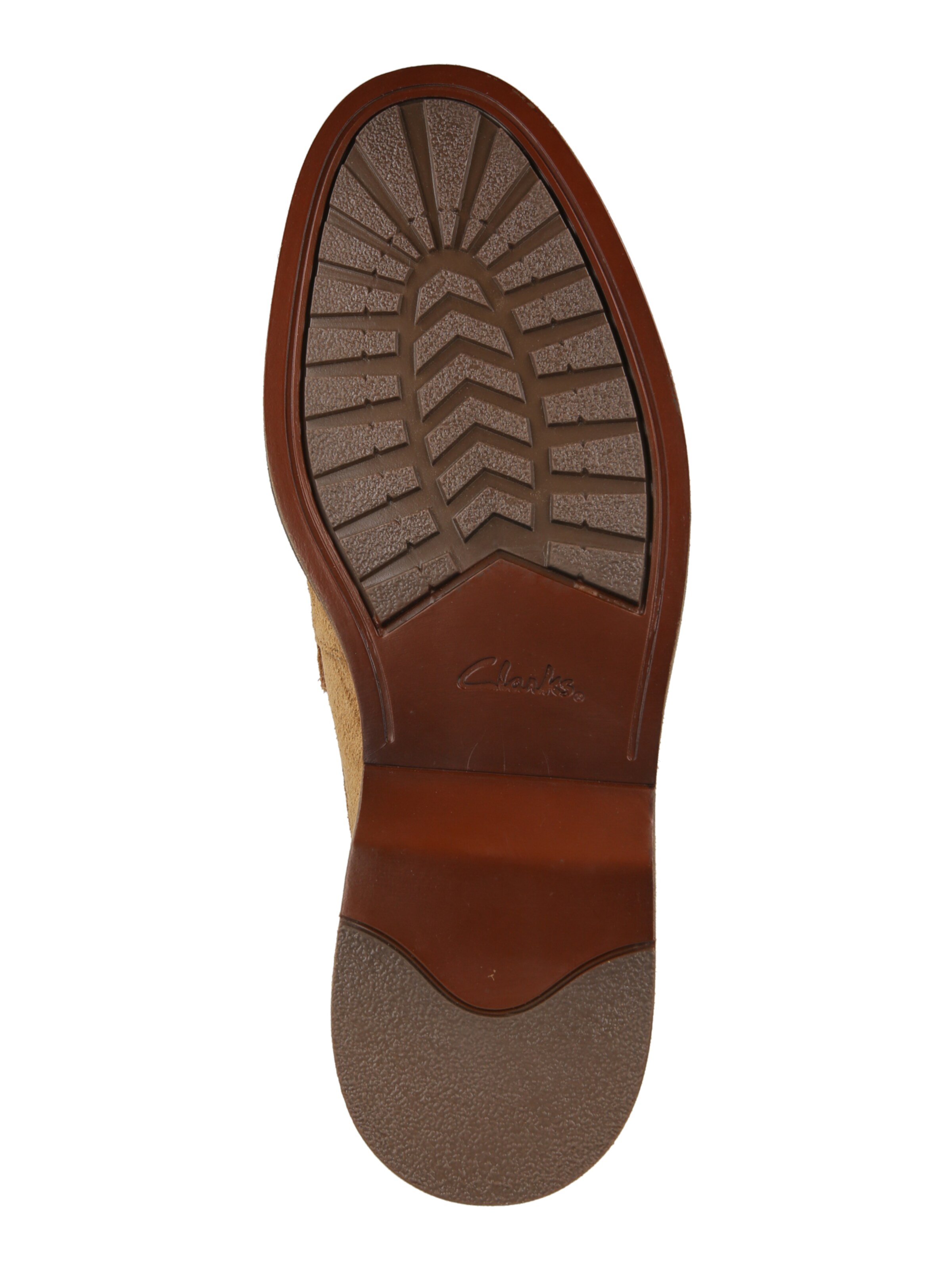 CLARKS Slip-ons 'Aldwin' in Brown