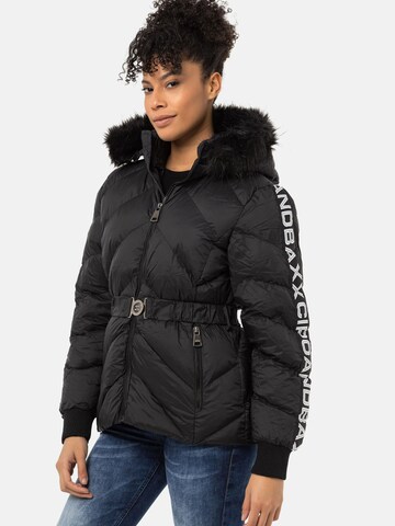 CIPO & BAXX Winterjacke in Schwarz