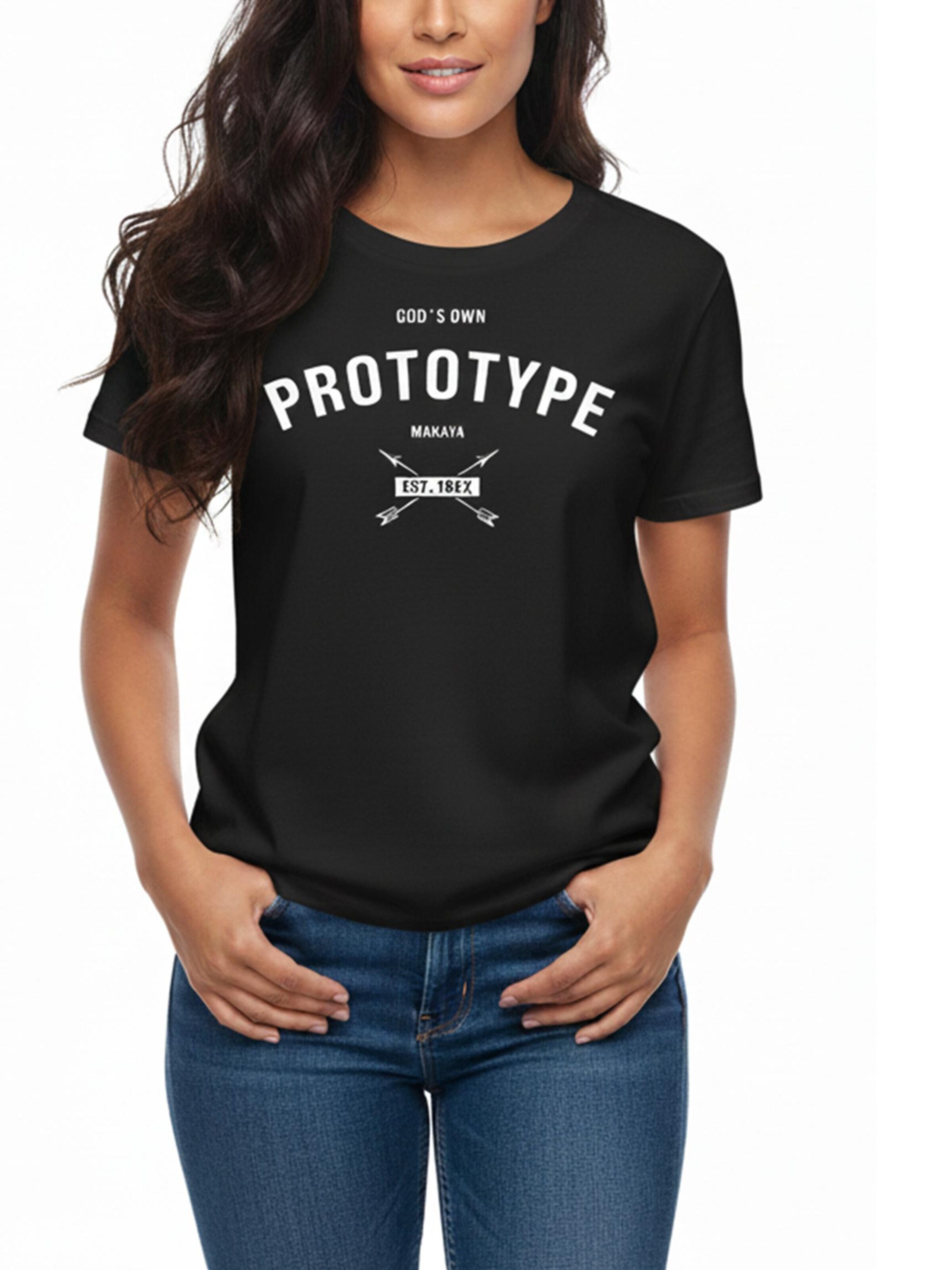 MAKAYA Shirt 'God´s own Prototype' in Black