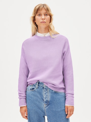ARMEDANGELS Sweater 'MERINAA' in Purple: front