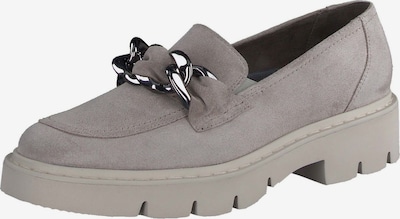 Paul Green Mocassin en gris clair / argent, Vue avec produit