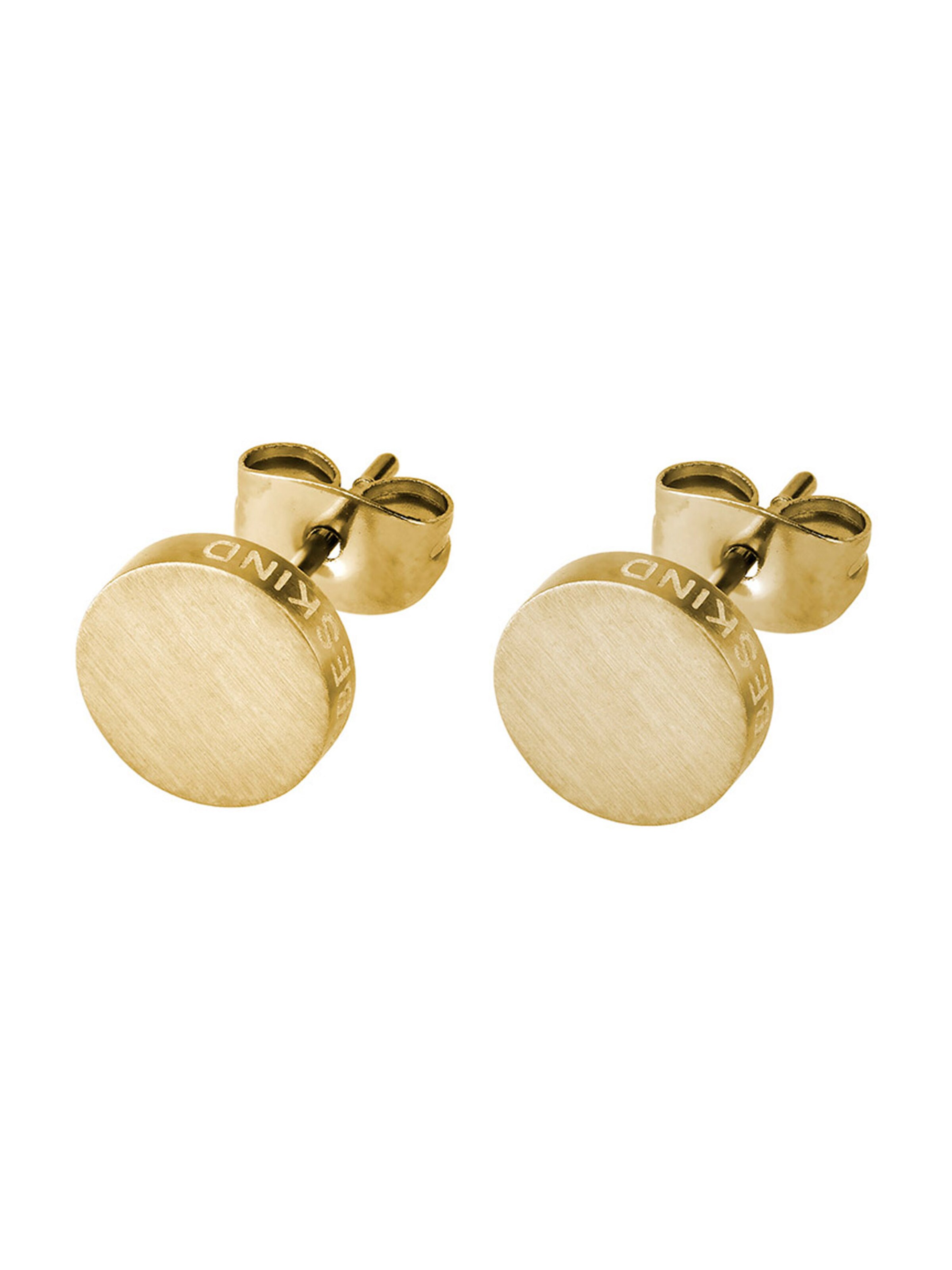 Boucles d'oreilles Liebeskind Berlin en or : devant