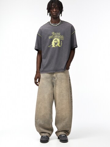 T-Shirt Pull&Bear en gris