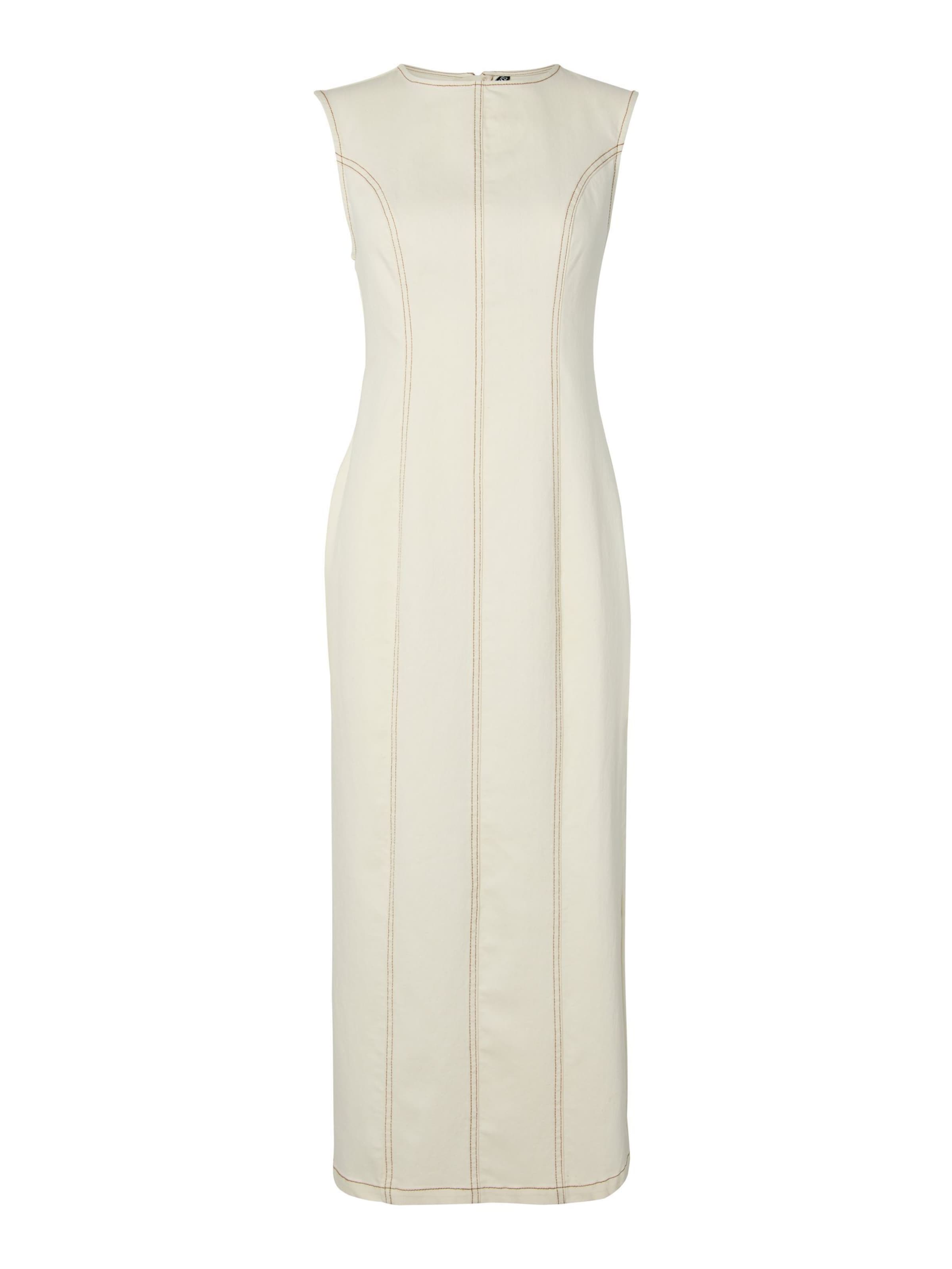 PIECES Dress 'PCFRANNA' in Beige: front