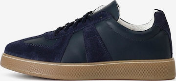 Sneaker bassa di CAFè NOIR in blu: frontale