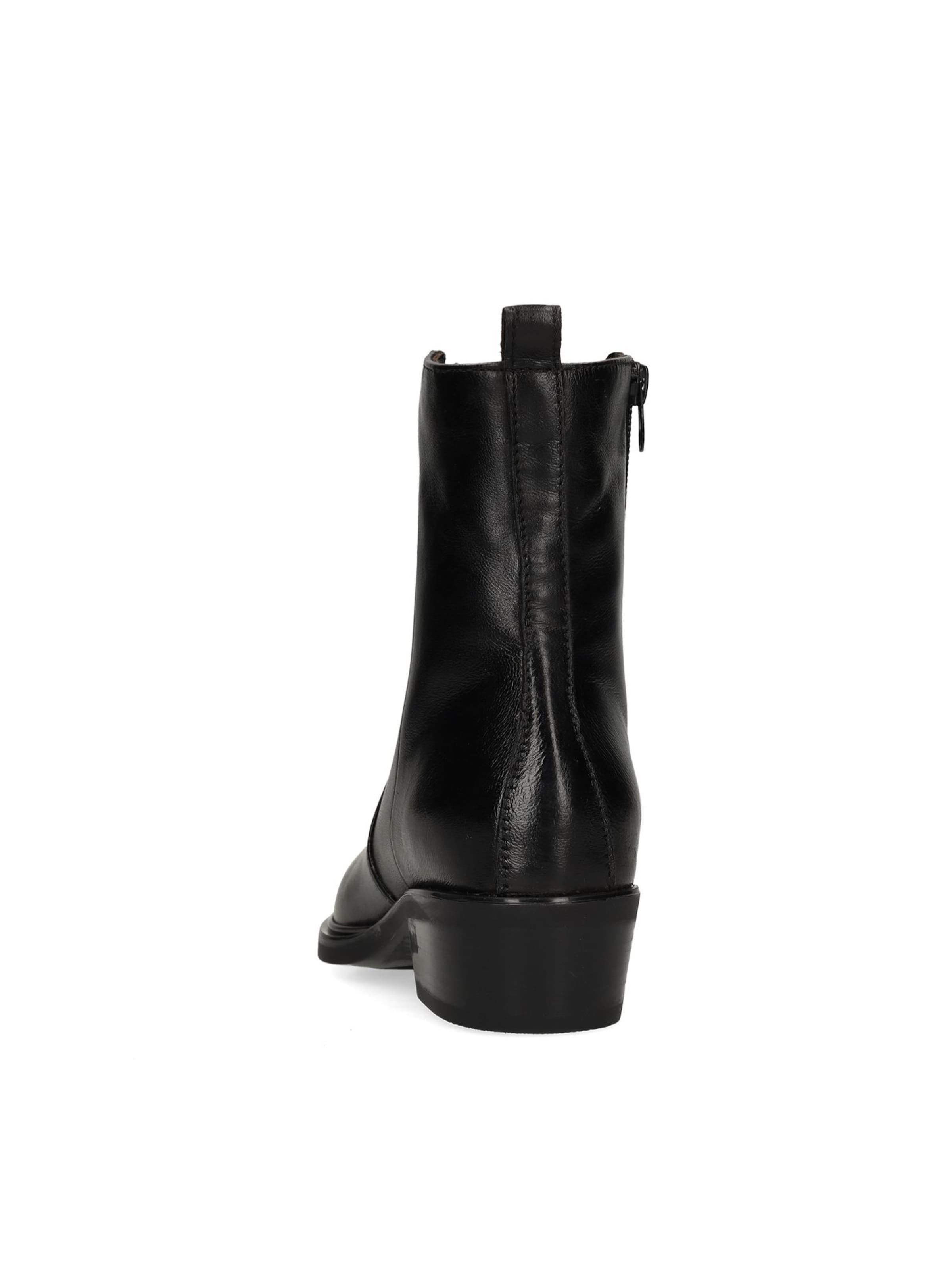 MANFIELD Stiefelette in Schwarz