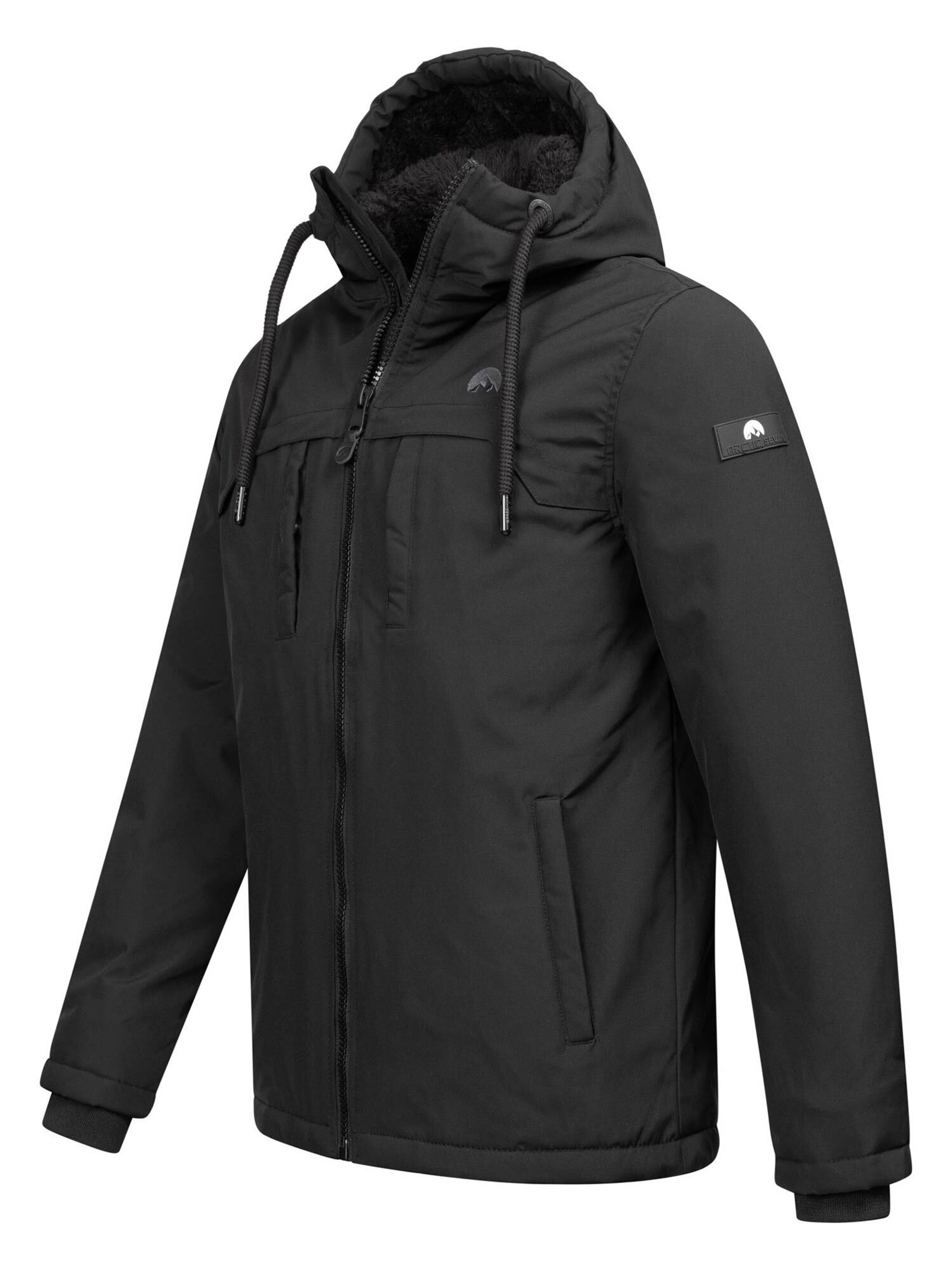 Arctic Seven Winterjas in Zwart