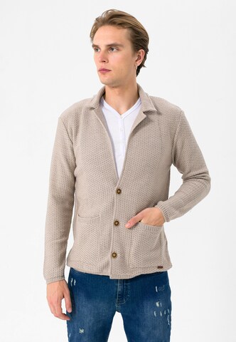 Jimmy Sanders Strickjacke in Beige