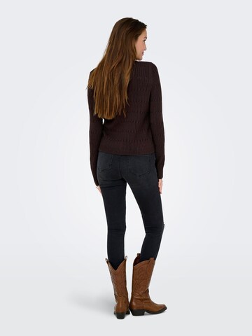 Cardigan 'ONLKATIA' ONLY en marron