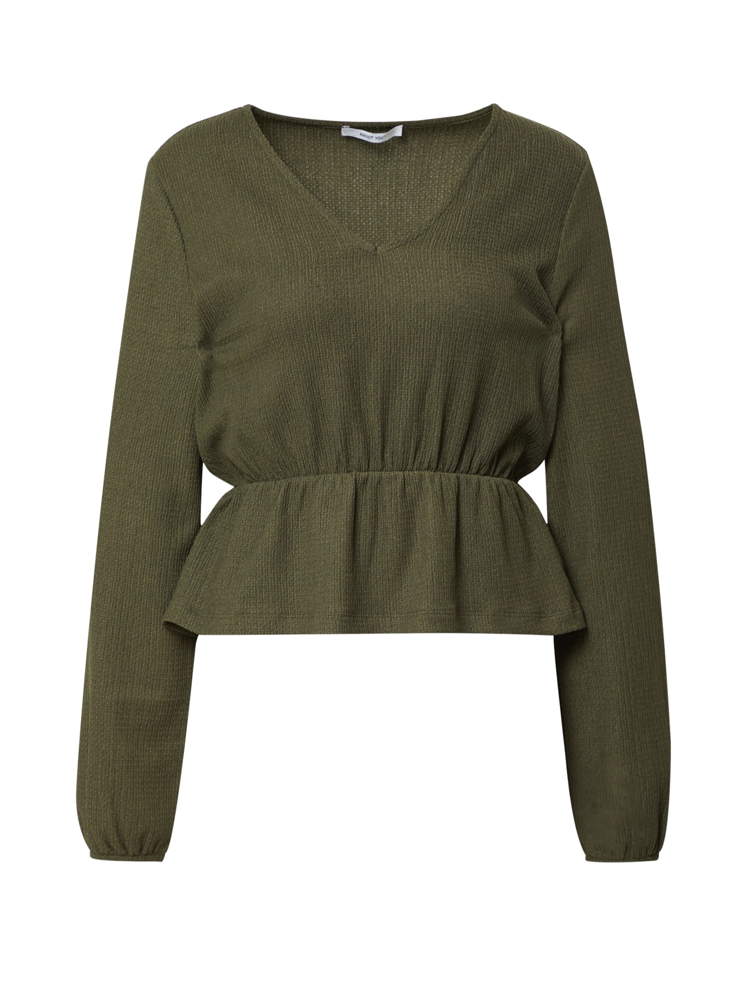 Camicia da donna 'Cleo' di ABOUT YOU in verde: frontale