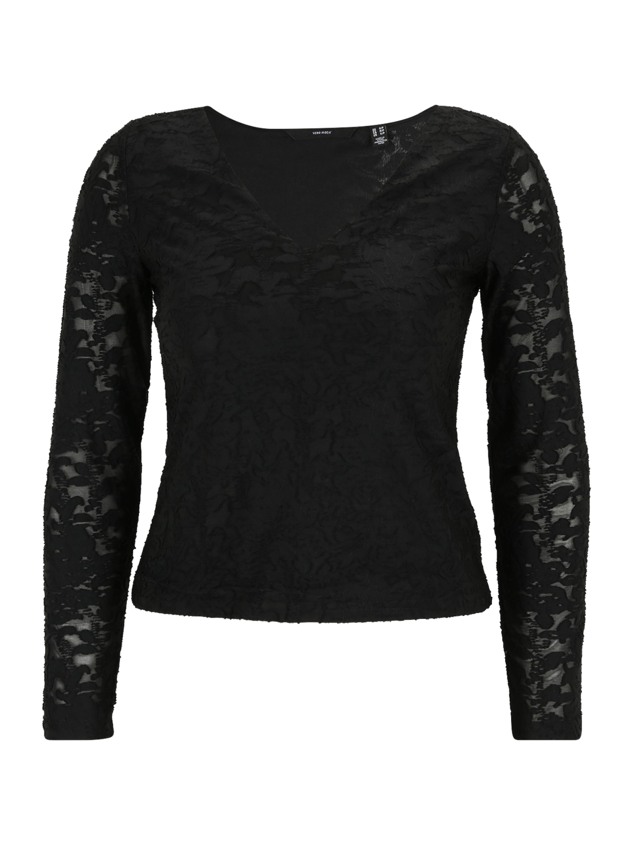 Vero Moda Petite - Blusa 'RIVA' em preto: frente