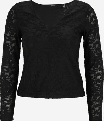 Vero Moda Petite Blus 'RIVA' i svart: framsida