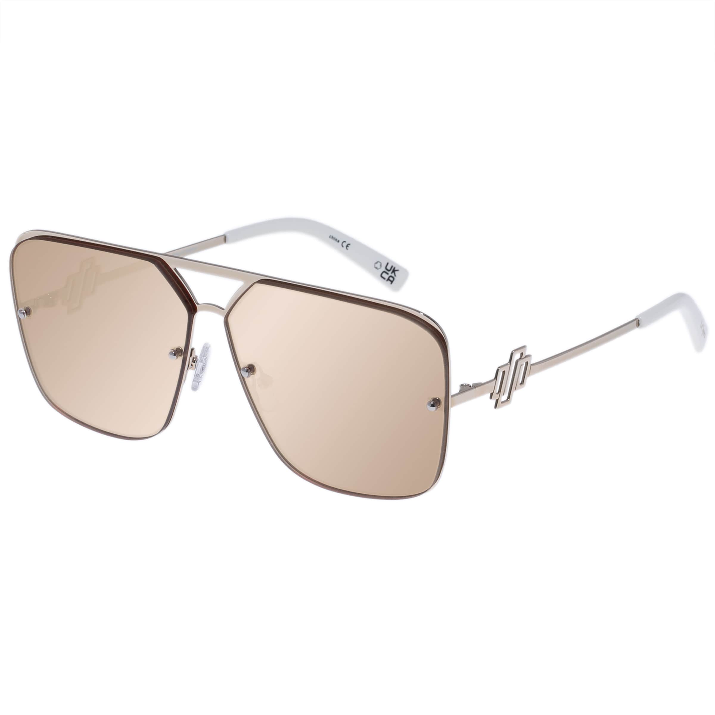 LE SPECS - Óculos de sol 'Metazoic' em ouro: frente