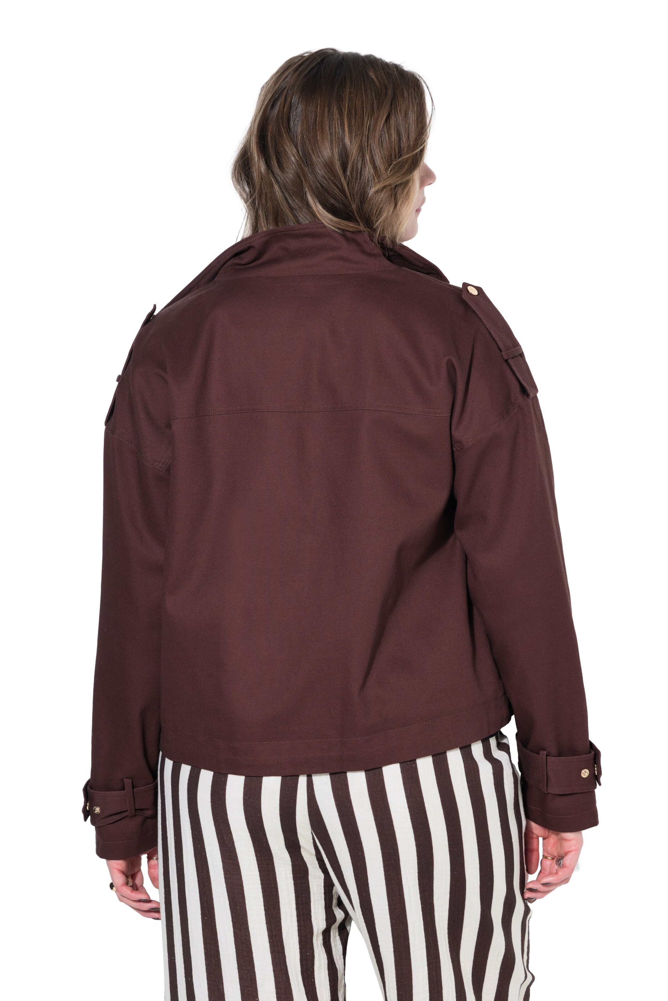 Studio Untold Between-season jacket in Brown