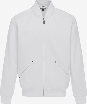 DreiMaster Vintage Sweatvest in Wit: voorkant