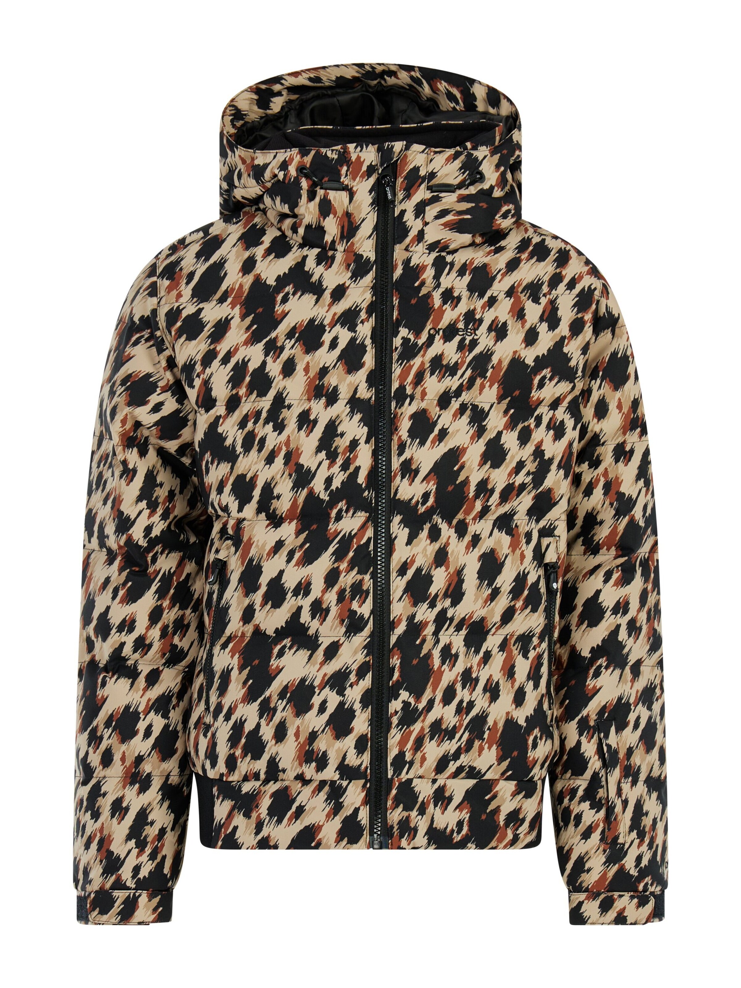 PROTEST Athletic Jacket 'PRTSolina JR' in Brown: front