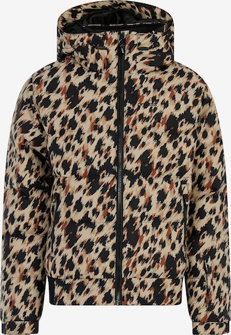 PROTEST Athletic Jacket 'PRTSolina JR' in Brown: front